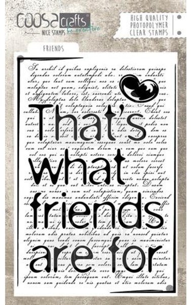 Coosa COOSA Crafts Clear Stamps A6 - Friends
