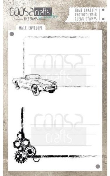 Coosa COOSA Crafts Clear Stamps A6 - Male Envelope