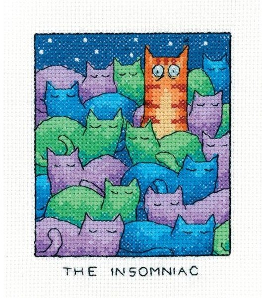 Heritage Heritage Crafts The Insomniac Counted Cross Stitch Kit