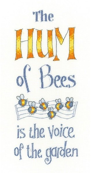 Heritage Heritage Crafts The Hum of Bees Counted Cross Stitch Kit