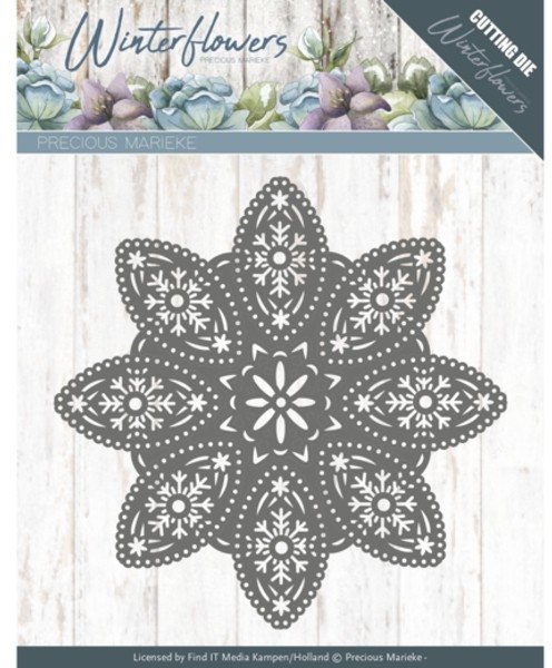 Precious Marieke Precious Marieke - Winter Flowers - Floral Snowflake Die