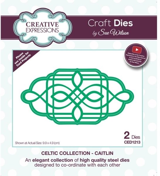Creative Expressions Sue Wilson Celtic Collection Caitlin Die - CLEARANCE