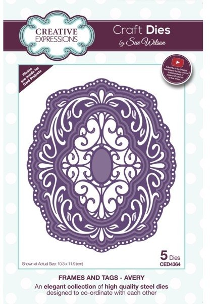 Creative Expressions Sue Wilson Frames and Tags Collection Avery Die