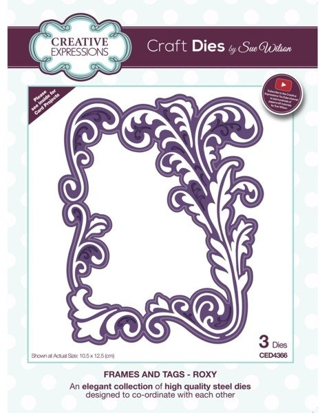 Creative Expressions Sue Wilson Frames and Tags Collection Roxy Die