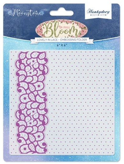 Hunkydory Moonstone Lovely in Lace Embossing Folder