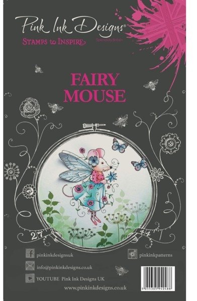 Pink Ink Pink Ink Designs A6 Clear Stamp Set - Fairy Mouse
