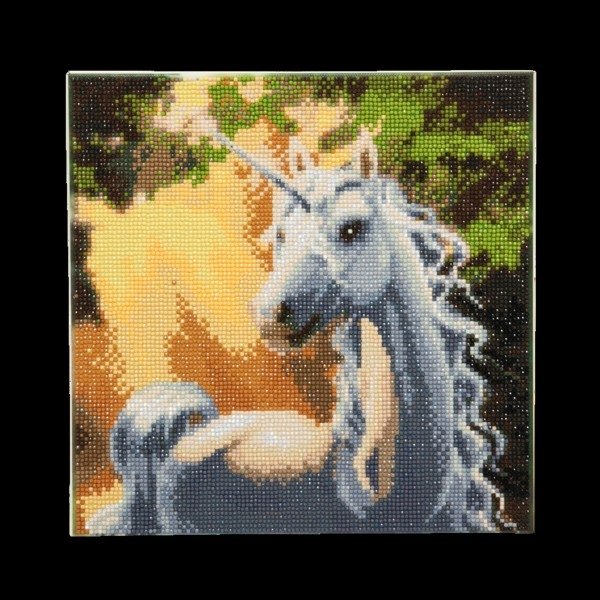 Craft Buddy Craft Buddy Sunshine Unicorn Framed Crystal Art Kit 30 x 30cm (Medium)
