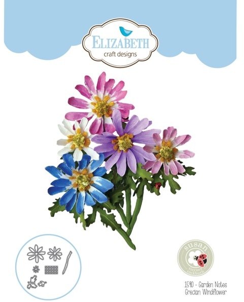 Elizabeth Crafts Elizabeth Craft Designs - Garden Notes - Grecian Windflower Die 1590