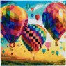 Craft Buddy Craft Buddy 'Hot Air Balloons' Framed Crystal Art Kit, 30 x 30cm