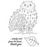 Woodware Woodware Clear Singles - Leafy Owl