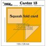 Crealies Crealies Cardzz Stansen/Dies No. 13, Squash Fold Card CLCZ13