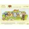 Bothy Threads Bothy Threads Lazy Dogs Counted Cross Stitch Kit