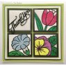 Creative Expressions Sue Wilson Frames and Tags Collection Pansy Flower Square Die - CLEARANCE
