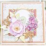 Crafter's Companion Nature's Garden Peony Collection - Stamp & Die - Corner Bloom
