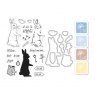 Hero Arts Hero Arts Color Layering Rabbit Bundle SB186