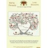 Bothy Threads Bothy Threads Love Blossoms Wedding Sampler  Counted Cross Stitch Kit