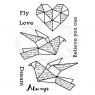 Woodware Woodware Clear Singles Stamps Paper Birds