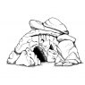 Peddlers Den Peddlers Den Stamp â€“ Weathered Cave M11-247F