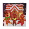 Craft Buddy Craft Buddy 'Gingerbread Family' Crystal Card Kit CCK-XM32