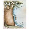 Willowby Woods Willowby Woods Snowy Fir Tree A6 Pre Cut Rubber Stamp