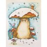 Willowby Woods Willowby Woods Winter Toadstool A6 Pre Cut Rubber Stamp