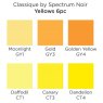 Crafter's Companion Spectrum Noir Classique (6PC) - Yellows