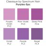 Crafter's Companion Spectrum Noir Classique (6PC) - Purples