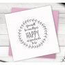 Crafter's Companion Crafters Companion Clear Acrylic Stamps - Happy as you Decide - 4 for £8.99