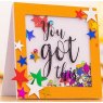 Crafter's Companion Crafters Companion Clear Acrylic Stamps - You Got This €“ 4 for £8.99