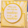 Crafter's Companion Crafters Companion Clear Acrylic Stamps - Be the Sunshine - 4 for £8.99