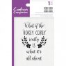 Crafters Companion Clear Acrylic Stamps - Hokey Cokey €“ 4 for £8.99