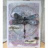 Aall & Create Aall & Create A4 Stamp #230 - On Dragonfly Wings - CLEARANCE