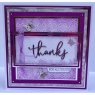 Crafter's Companion Gemini Fancy Font Stamp & Die - THANKS for Everything - BUY 2 GET 3RD FREE
