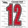 Crealies Crealies Cardz Dies Numbers 1 & 2 CLCZ212