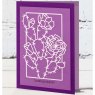 Crafter's Companion Gemini Decorative Outline Stamp & Die - Sweet Succulent - CLEARANCE