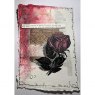 IndigoBlu Indigoblu Vintage Rose A6 Red Rubber Stamp