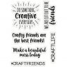 Crafter's Companion Sara Davies Crafty Fun - A6 Acrylic Stamp - Craft Life