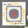 Woodware Woodware Clear Singles Mandala Two 4 in x 4 in stamp