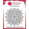 Woodware Woodware Clear Singles Mandala Two 4 in x 4 in stamp
