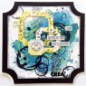 Crealies Crea-Nest-Lies Die Ticket Square With Stitch CLNESTXXL96