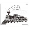 Sweet Poppy Stencils Sweet Poppy Stencil: Steam Train