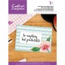 Crafter's Companion Crafter's Companion Quirky Sentiment Stamps - Anything but Predictable – 4 for £8.99