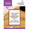 Crafter's Companion Crafter's Companion Quirky Sentiment Stamps - More & More Every Day – 4 for £8.99