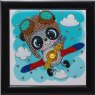 Craft Buddy Craft Buddy Crystal Art Frameables Kit with Picture Frame - Flying Panda