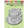 Stampendous Stampendous Teacup Cupcake Cling Rubber Stamp