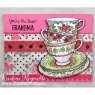 Stampendous Stampendous Teacup Trio Cling Rubber Stamp