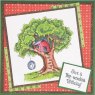 Stampendous Stampendous Tree House Cling Rubber Stamps