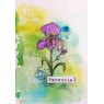 Aall & Create Aall & Create Border Stamps #333 - Iris by Tracy Evans