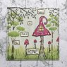 PaperArtsy PaperArtsy Red Rubber Cling Mounted A5 Stamp - Eclectica³ - Kay Carley - EKC36