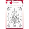 Woodware Woodware Clear Singles Nordic Tree 4 in x 6 in Stamp